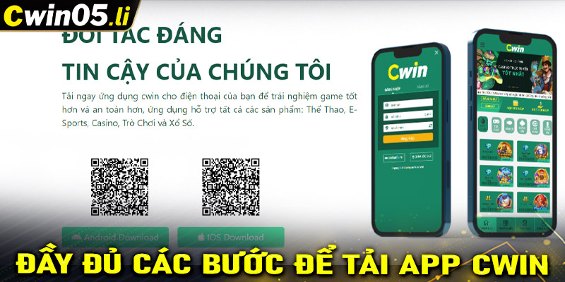 Hướng dẫn đầy đủ các bước tải app cwin dành cho người chơi mới