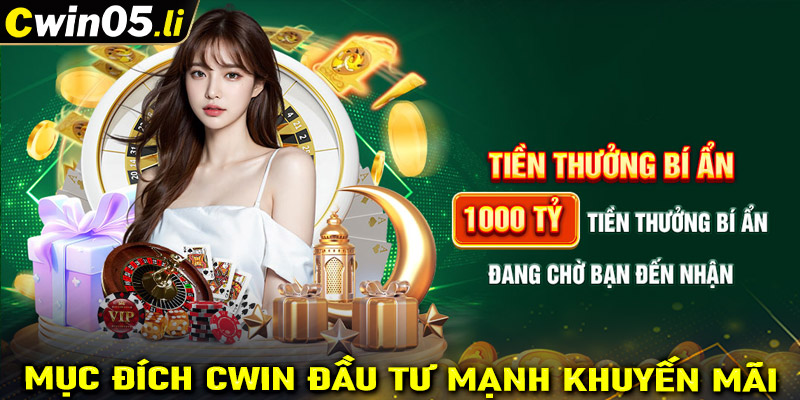 Những mục đích mà nhà cái cwin đầu tư mạnh vào chương trình khuyến mãi